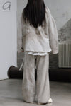 Aviva Jifei Xue staining short kimono jacket SS23-KJS-FS